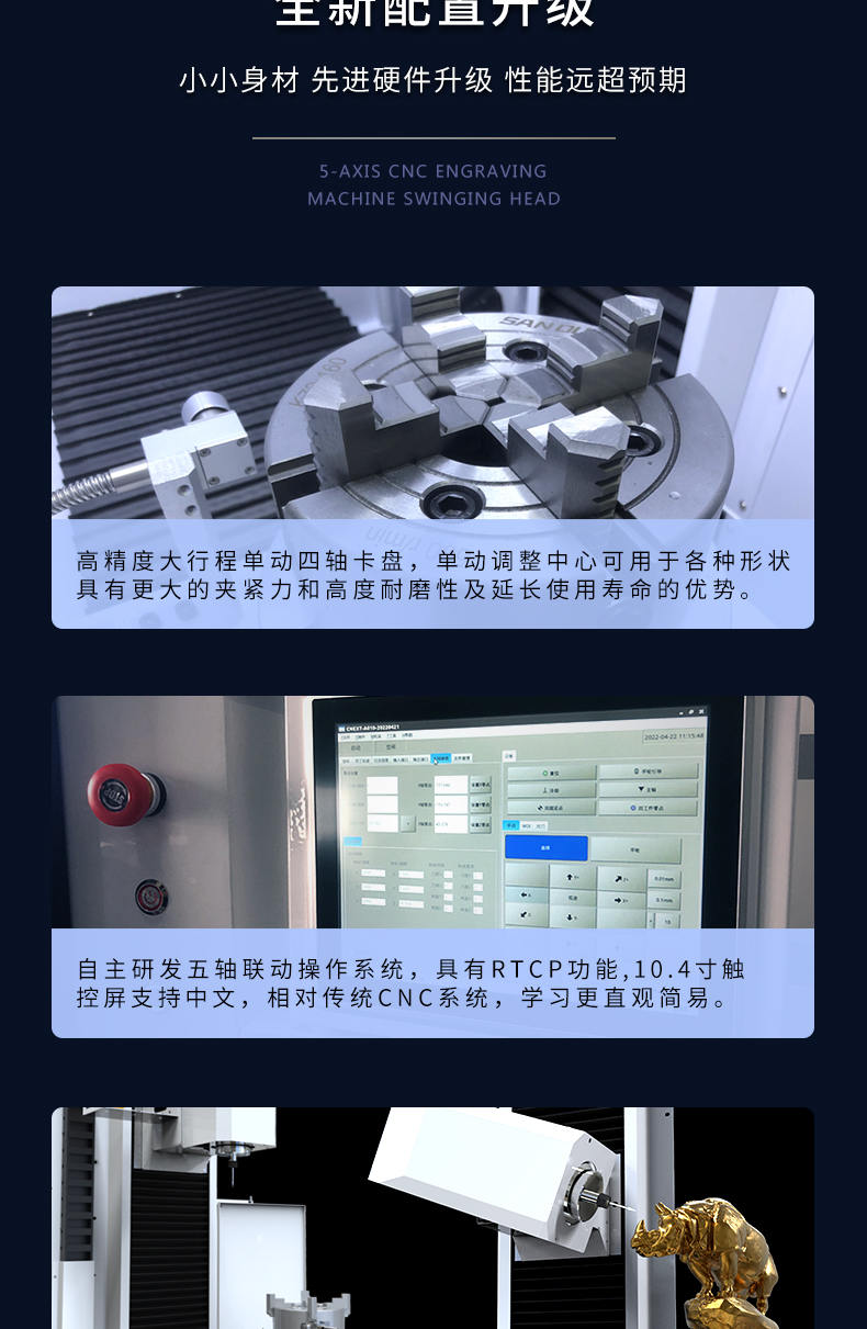 ="五軸立體雕刻機"